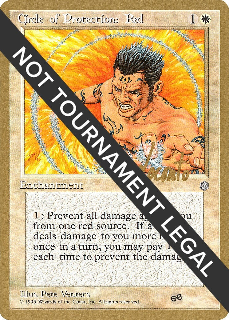 Image for Circle of Protection: Red - 1996 Michael Loconto (ICE) (SB) (World Championship Decks) - Magic: The Gathering
