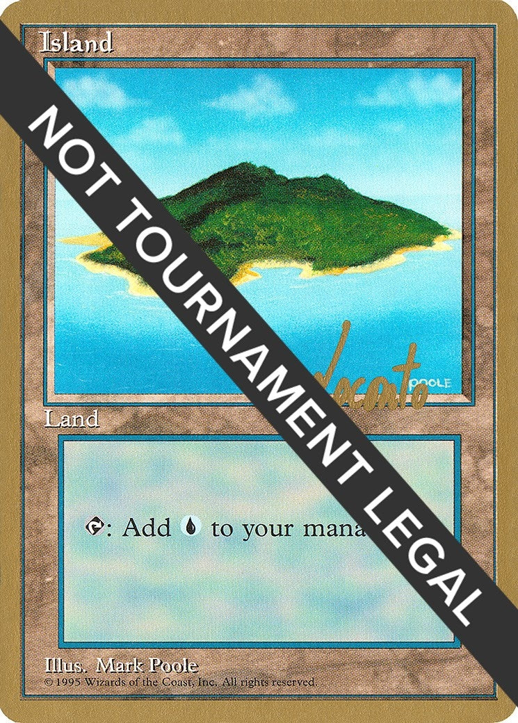 Image for Island (B) - 1996 Michael Loconto (4ED) (World Championship Decks) - Magic: The Gathering
