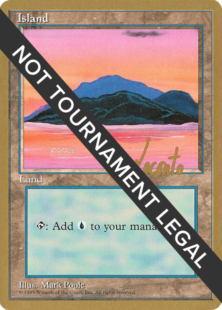 Image for Island (C) - 1996 Michael Loconto (4ED) (World Championship Decks) - Magic: The Gathering