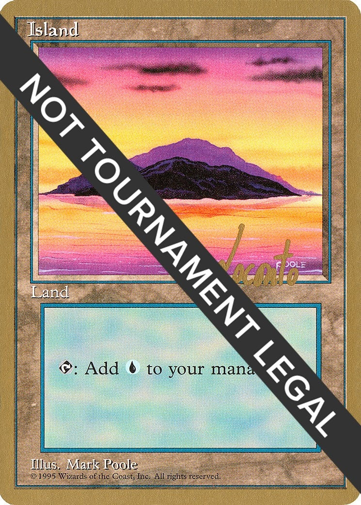 Image for Island (A) - 1996 Michael Loconto (4ED) (World Championship Decks) - Magic: The Gathering