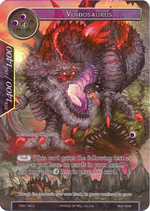 Image for Voidosaurus (Full Art) (The Time Spinning Witch) (TSW-144) - Force of Will
