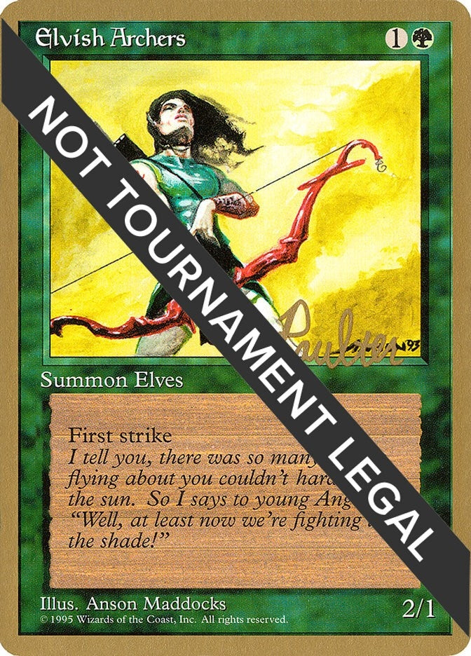 Image for Elvish Archers - 1996 Preston Poulter (4ED) (World Championship Decks) - Magic: The Gathering