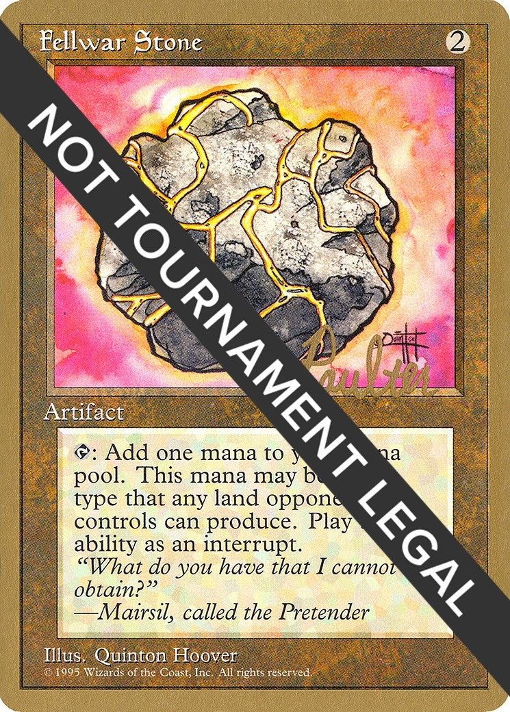 Image for Fellwar Stone - 1996 Preston Poulter (4ED) (World Championship Decks) - Magic: The Gathering