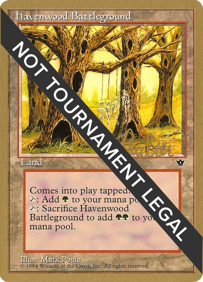 Image for Havenwood Battleground - 1996 Preston Poulter (FEM) (World Championship Decks) - Magic: The Gathering
