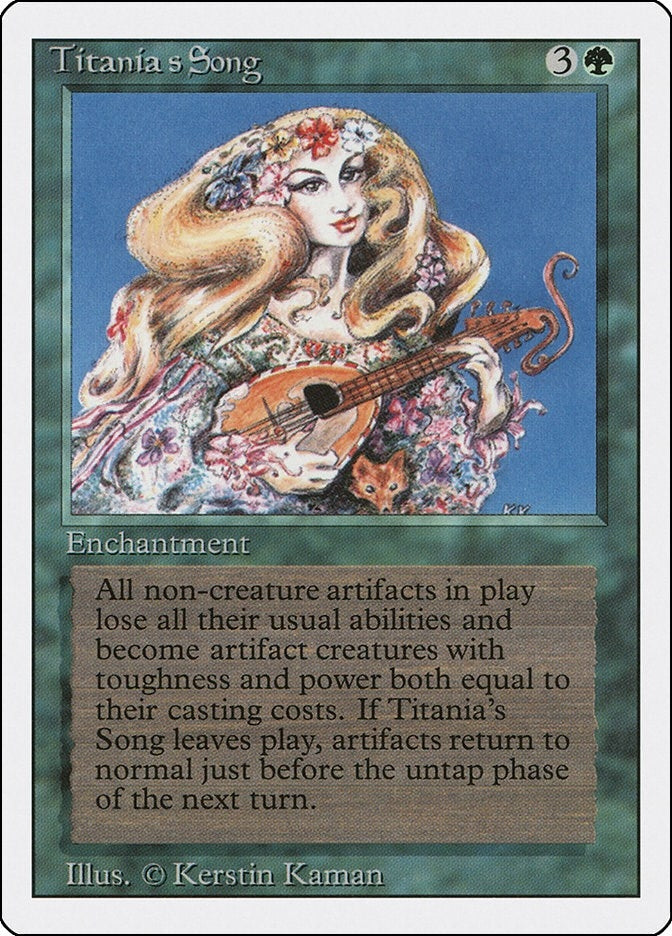 Image for Titania's Song (Revised Edition) - Magic: The Gathering
