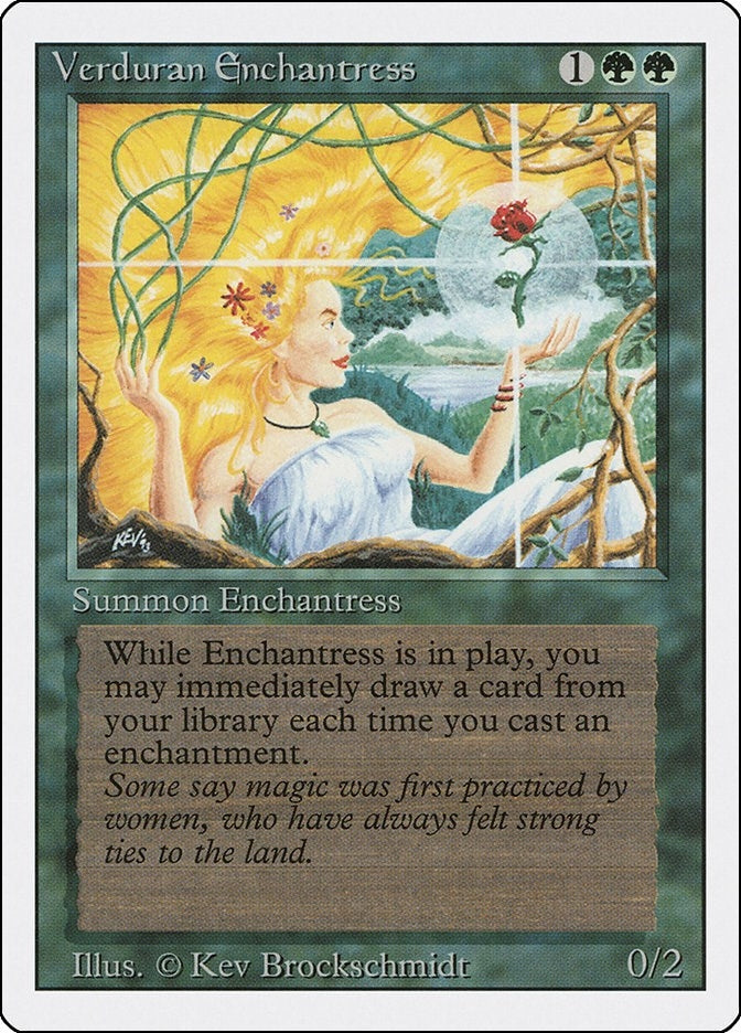 Image for Verduran Enchantress (Revised Edition) - Magic: The Gathering