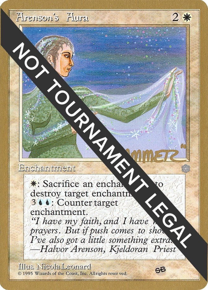 Image for Arenson's Aura - 1996 Shawn "Hammer" Regnier (ICE) (SB) (World Championship Decks) - Magic: The Gathering