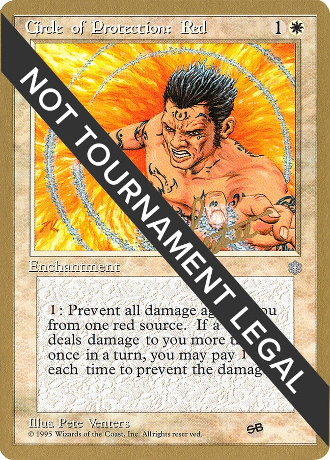 Image for Circle of Protection: Red - 1996 Shawn "Hammer" Regnier (ICE) (SB) (World Championship Decks) - Magic: The Gathering