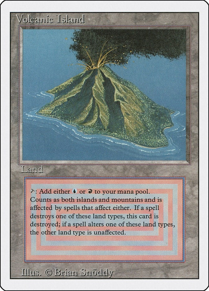 Image for Volcanic Island (Revised Edition) - Magic: The Gathering