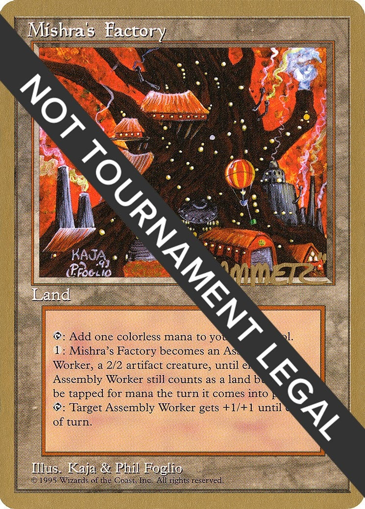 Image for Mishra's Factory - 1996 Shawn "Hammer" Regnier (4ED) (World Championship Decks) - Magic: The Gathering