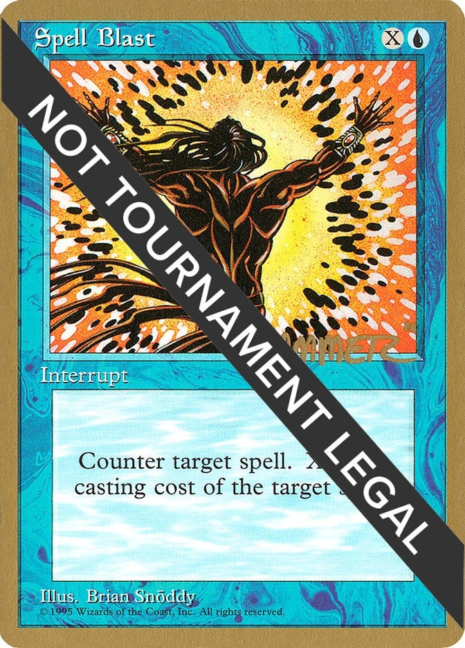 Image for Spell Blast - 1996 Shawn "Hammer" Regnier (4ED) (World Championship Decks) - Magic: The Gathering
