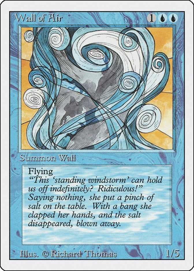 Image for Wall of Air (Revised Edition) - Magic: The Gathering