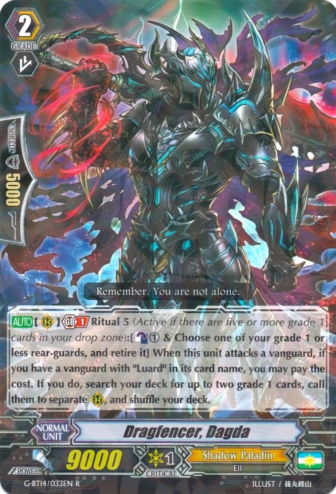 Image for Dragfencer, Dagda (G-BT14: Divine Dragon Apocrypha) (G-BT14/033EN) - Cardfight Vanguard