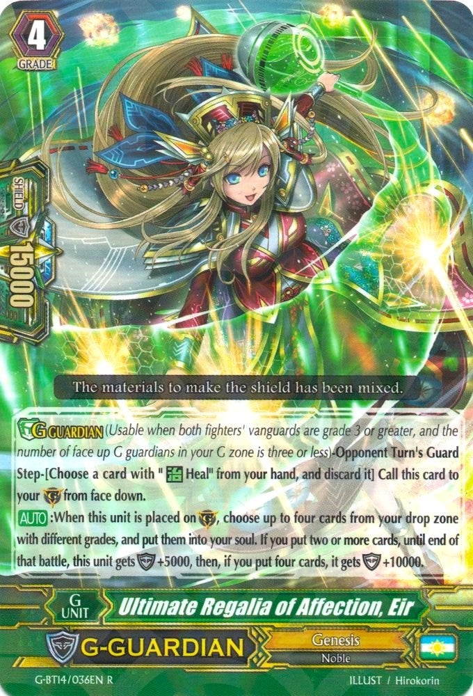 Image for Ultimate Regalia of Affection, Eir (G-BT14: Divine Dragon Apocrypha) (G-BT14/036EN) - Cardfight Vanguard