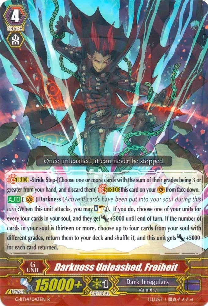 Image for Darkness Unleashed, Freiheit (G-BT14: Divine Dragon Apocrypha) (G-BT14/043EN) - Cardfight Vanguard