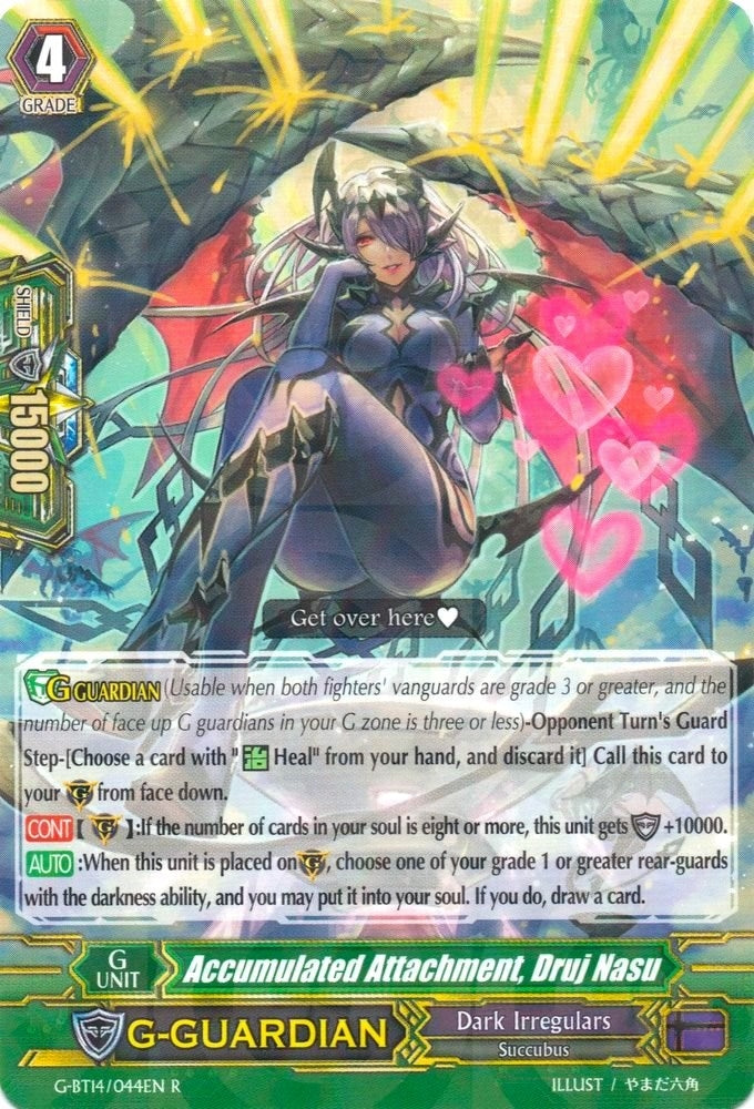 Image for Accumulated Attachment, Druj Nasu (G-BT14: Divine Dragon Apocrypha) (G-BT14/044EN) - Cardfight Vanguard