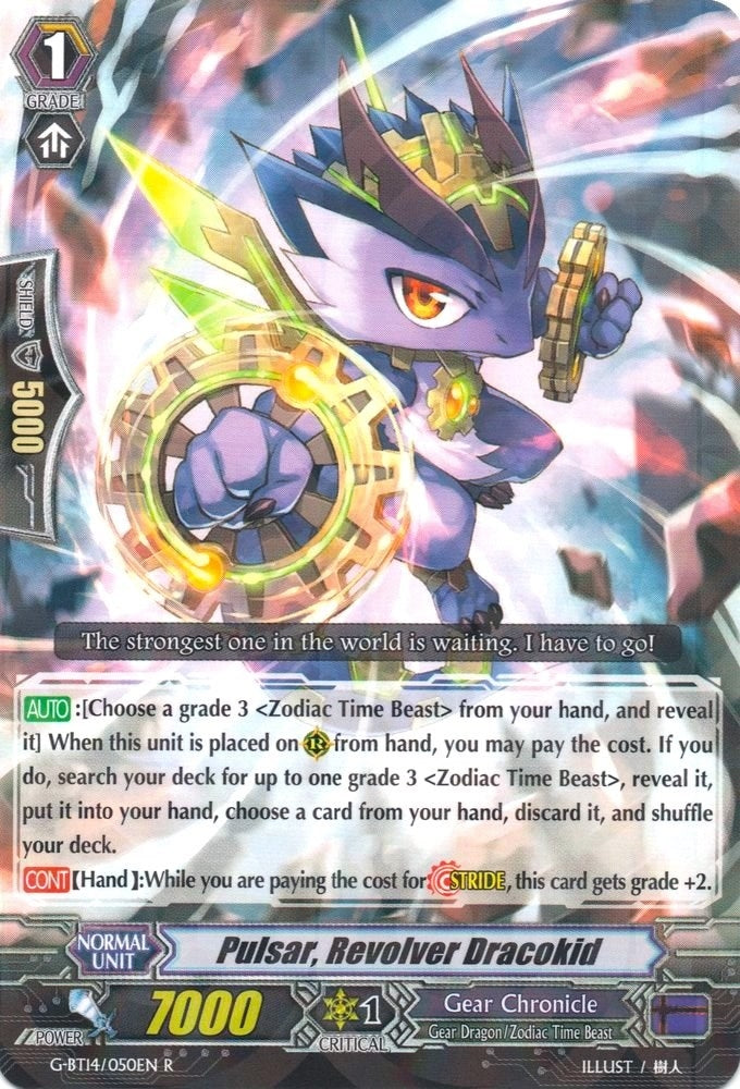 Image for Pulsar, Revolver Dracokid (G-BT14: Divine Dragon Apocrypha) (G-BT14/050EN) - Cardfight Vanguard