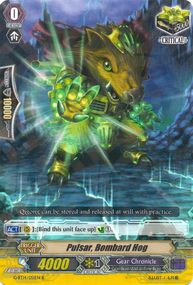 Image for Pulsar, Bombard Hog (G-BT14: Divine Dragon Apocrypha) (G-BT14/051EN) - Cardfight Vanguard