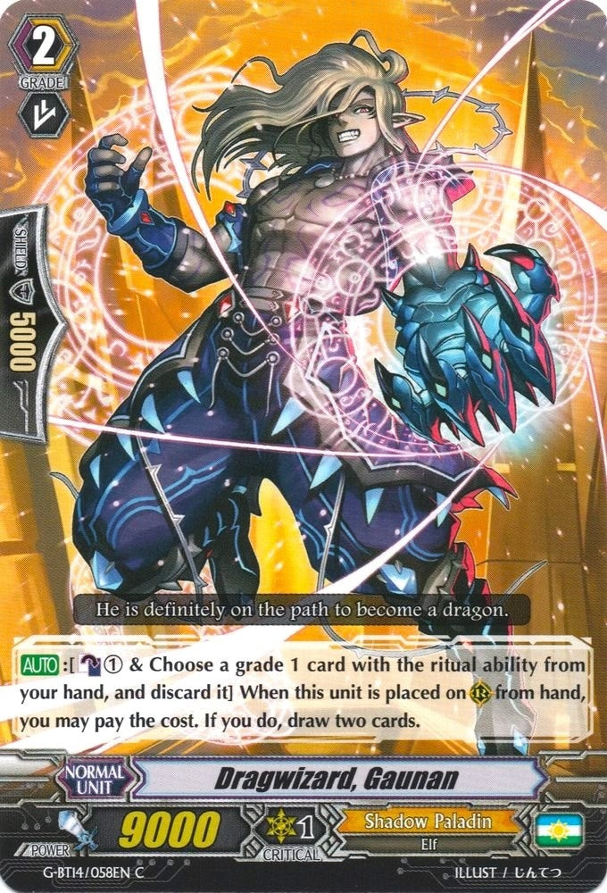 Image for Dragwizard, Gaunan (G-BT14: Divine Dragon Apocrypha) (G-BT14/058EN) - Cardfight Vanguard