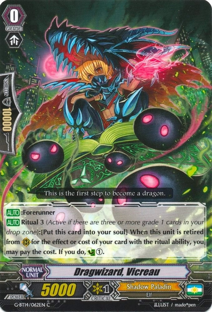 Image for Dragwizard, Vicreau (G-BT14: Divine Dragon Apocrypha) (G-BT14/062EN) - Cardfight Vanguard