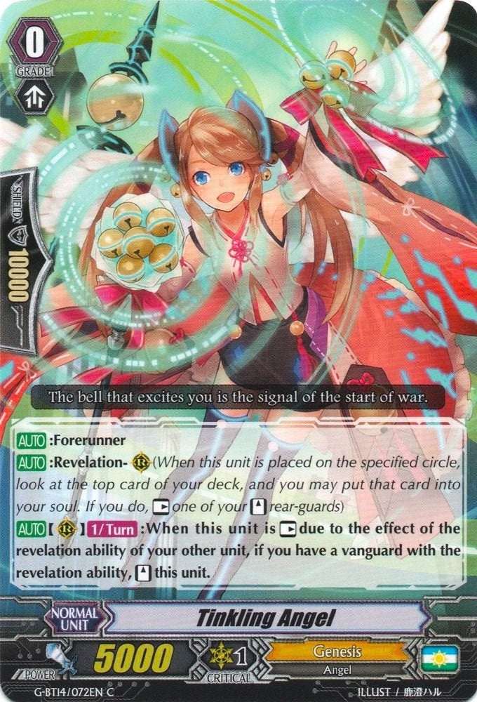 Image for Tinkling Angel (G-BT14: Divine Dragon Apocrypha) (G-BT14/072EN) - Cardfight Vanguard
