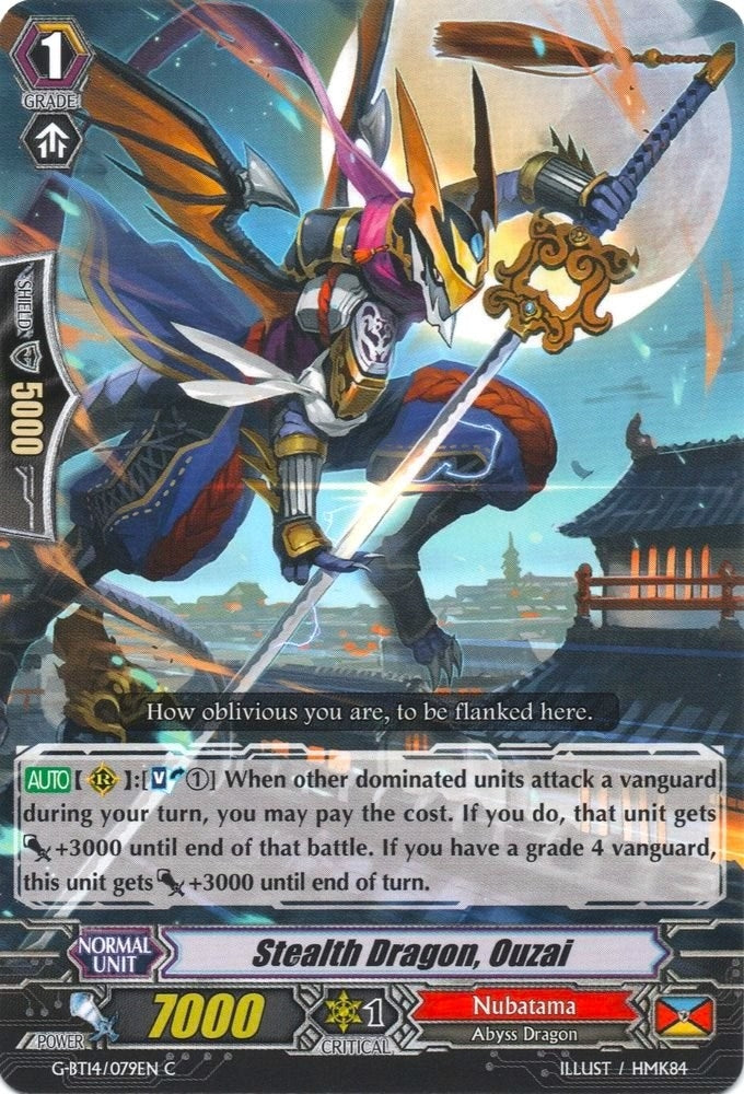 Image for Stealth Dragon, Ouzai (G-BT14: Divine Dragon Apocrypha) (G-BT14/079EN) - Cardfight Vanguard