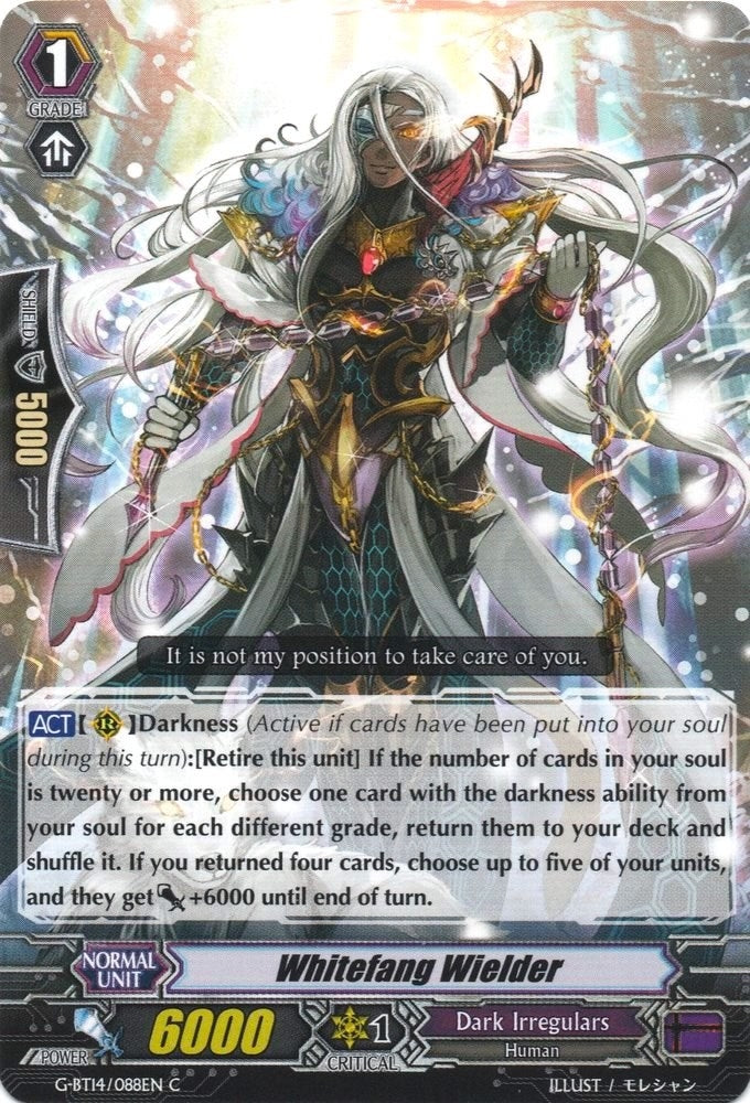 Image for Whitefang Wielder (G-BT14: Divine Dragon Apocrypha) (G-BT14/088EN) - Cardfight Vanguard