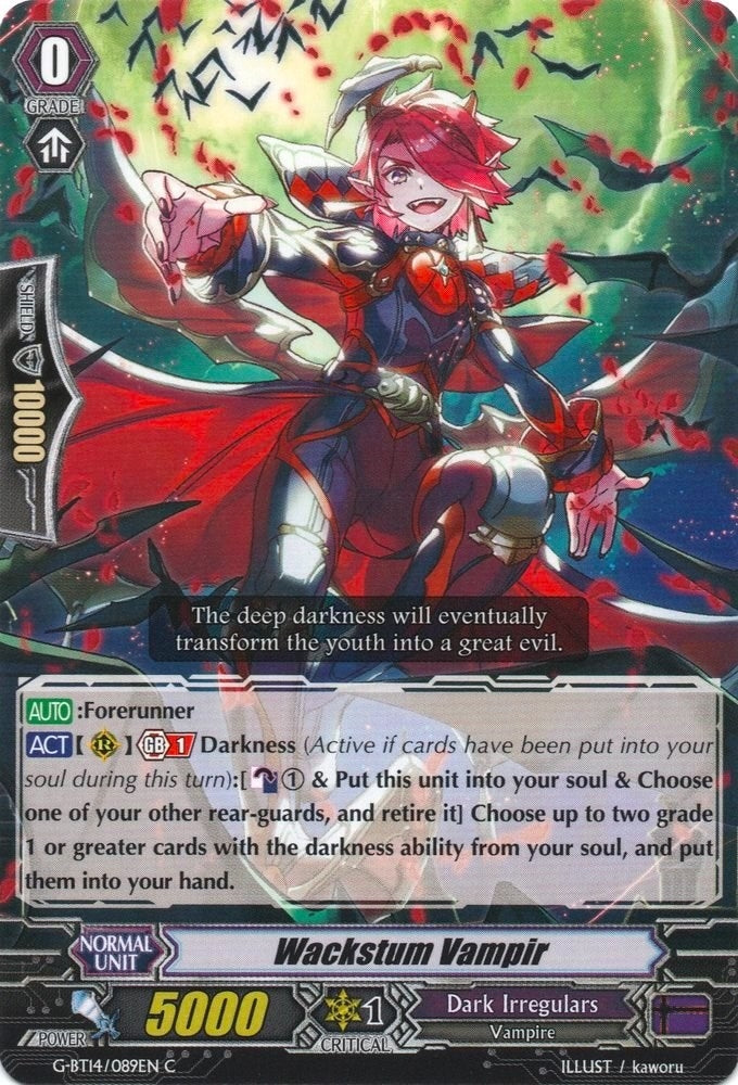 Image for Wackstum Vampir (G-BT14: Divine Dragon Apocrypha) (G-BT14/089EN) - Cardfight Vanguard