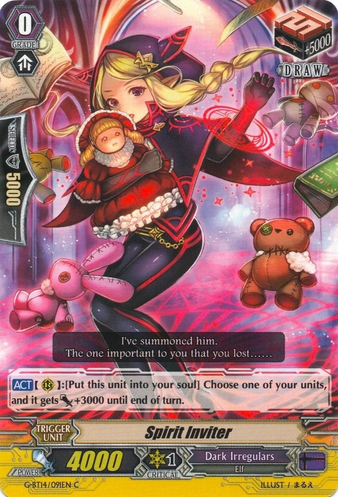 Image for Spirit Inviter (G-BT14: Divine Dragon Apocrypha) (G-BT14/091EN) - Cardfight Vanguard