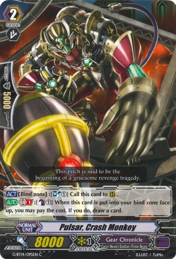 Image for Pulsar, Crash Monkey (G-BT14: Divine Dragon Apocrypha) (G-BT14/095EN) - Cardfight Vanguard