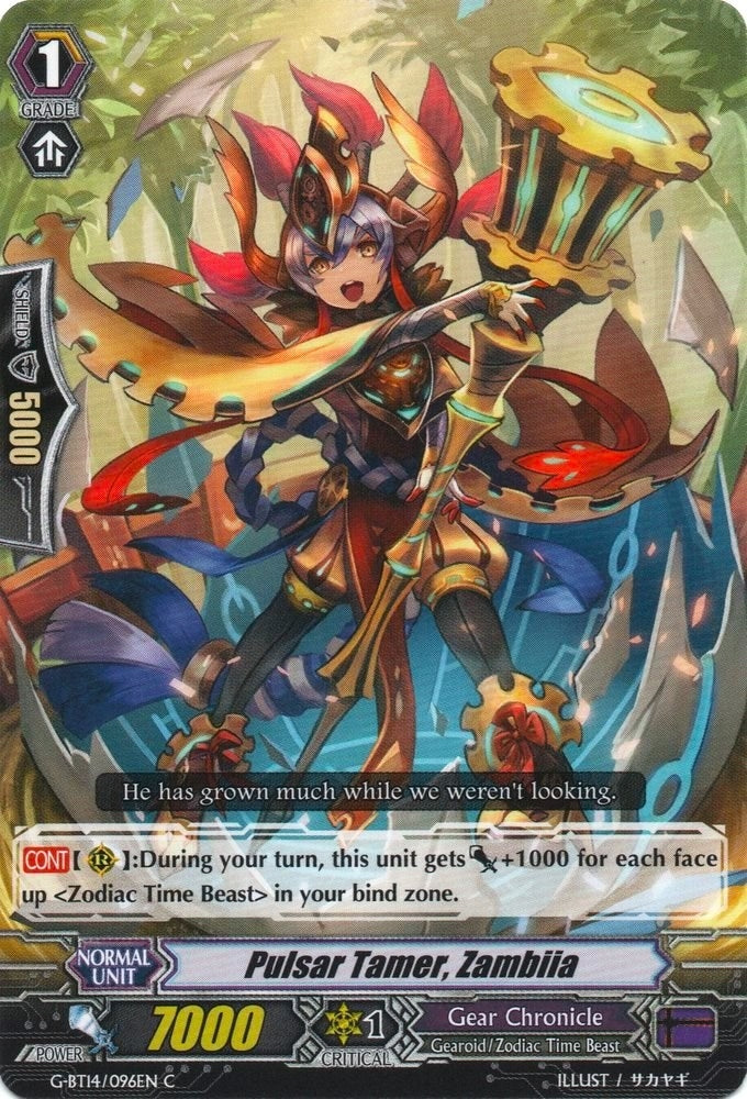 Image for Pulsar Tamer, Zambiia (G-BT14: Divine Dragon Apocrypha) (G-BT14/096EN) - Cardfight Vanguard