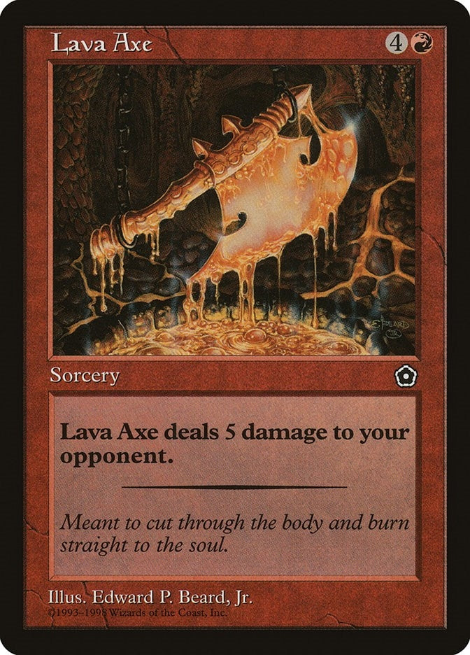 Image for Lava Axe (Portal Second Age) - Magic: The Gathering