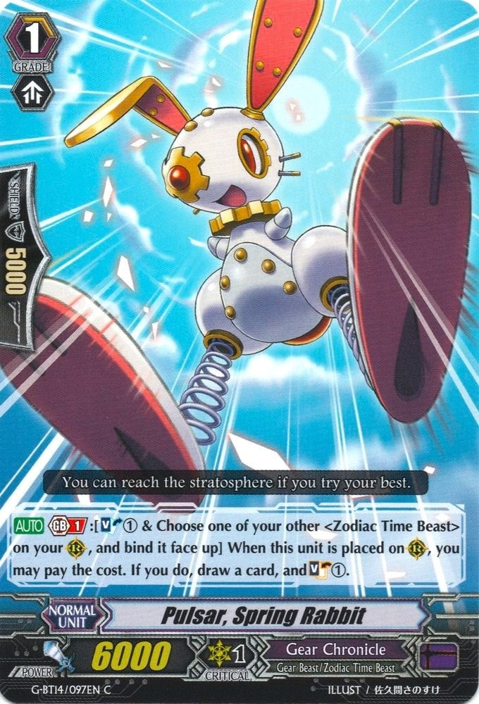 Image for Pulsar, Spring Rabbit (G-BT14: Divine Dragon Apocrypha) (G-BT14/097EN) - Cardfight Vanguard