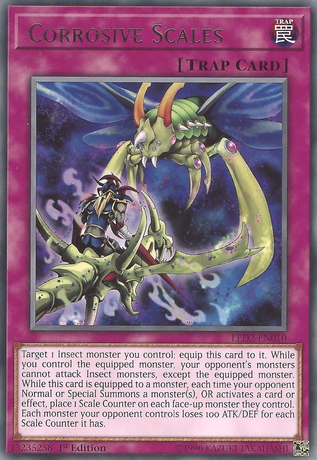 Image for Corrosive Scales (Legendary Duelists: Ancient Millennium) (LED2-EN010) - YuGiOh