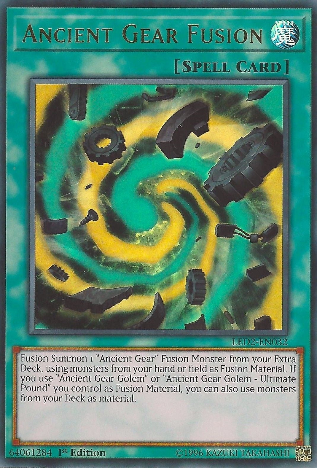 Image for Ancient Gear Fusion (Legendary Duelists: Ancient Millennium) (LED2-EN032) - YuGiOh