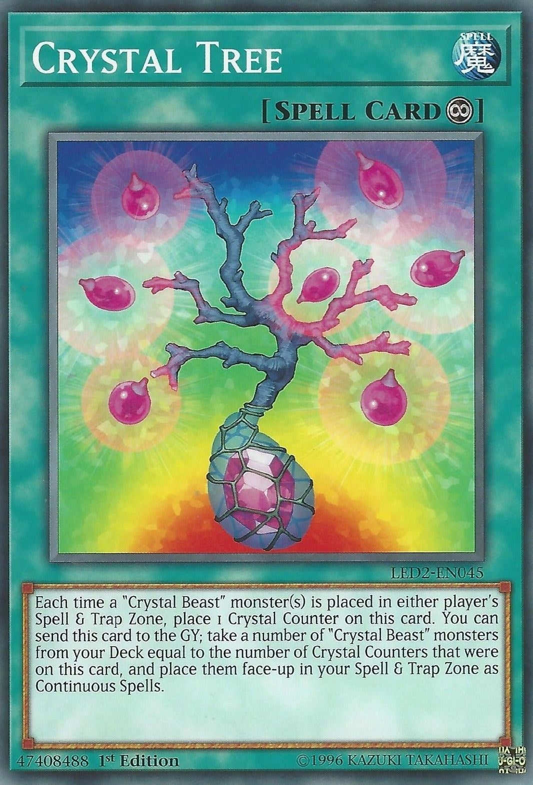 Image for Crystal Tree (Legendary Duelists: Ancient Millennium) (LED2-EN045) - YuGiOh