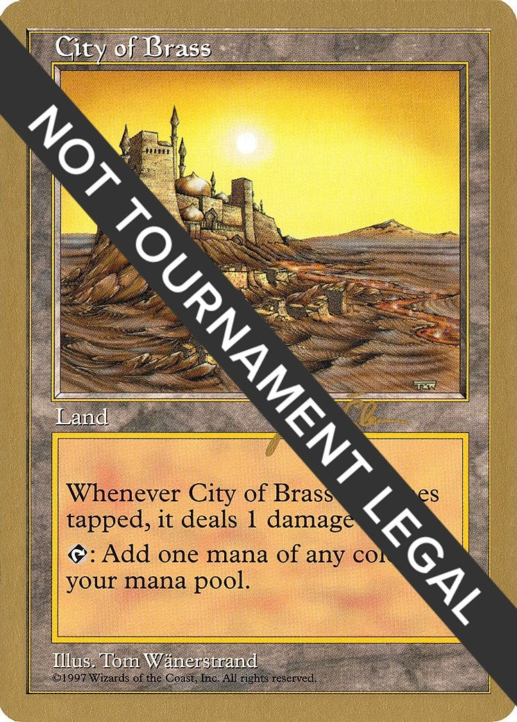 Image for City of Brass - 1997 Jakub Slemr (5ED) (World Championship Decks) - Magic: The Gathering