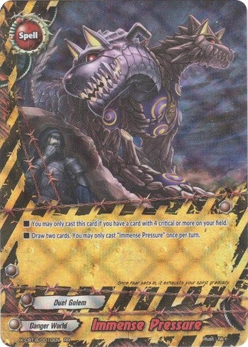 Image for Immense Pressure (Driven to Disorder) (X-CBT-B/0010EN) - Future Card BuddyFight