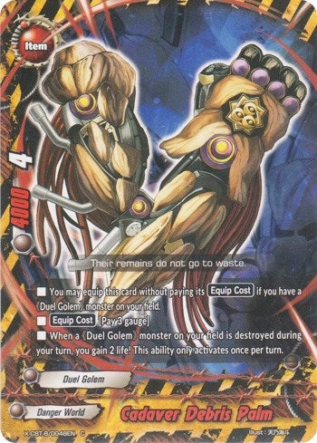 Image for Cadaver Debris Palm (Driven to Disorder) (X-CBT-B/0048EN) - Future Card BuddyFight