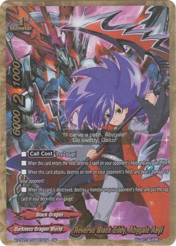 Image for Reverse Black Eddy, Abygale Asyl (SP) (Driven to Disorder) (X-CBT-A/S003EN) - Future Card BuddyFight