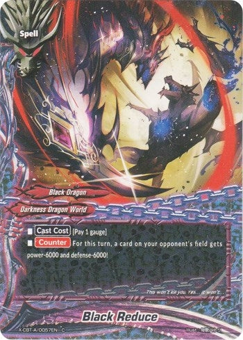 Image for Black Reduce (Driven to Disorder) (X-CBT-A/0057EN) - Future Card BuddyFight