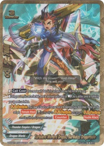 Image for Turbulent Warlord Dragon, Barlbatzz Dragoroyale (SP) (Driven to Disorder) (X-CBT-A/S001EN) - Future Card BuddyFight