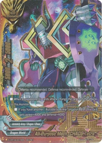 Image for All-Purpose Mech, CHAOS Tetra (Driven to Disorder) (X-CBT-B/0070EN) - Future Card BuddyFight