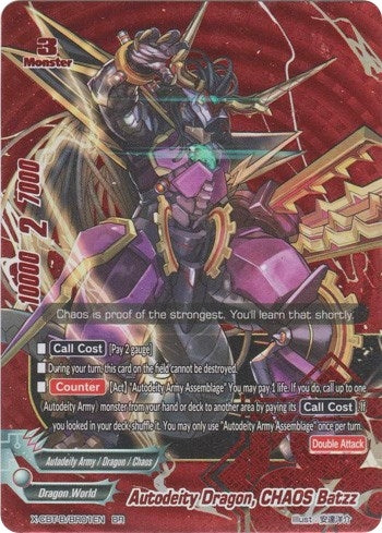Image for Autodeity Dragon, CHAOS Batzz (BR) (Driven to Disorder) (X-CBT-B/BR01EN) - Future Card BuddyFight