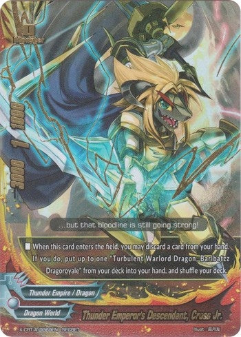 Image for Thunder Emperor's Descendant, Cross Jr. (Driven to Disorder) (X-CBT-A/0069EN) - Future Card BuddyFight