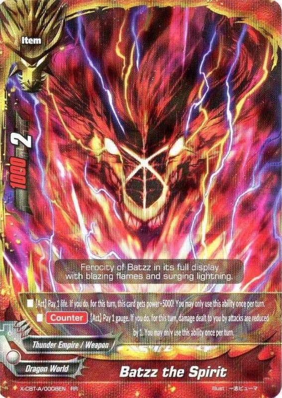 Image for Batzz the Spirit (Driven to Disorder) (X-CBT-A/0008EN) - Future Card BuddyFight