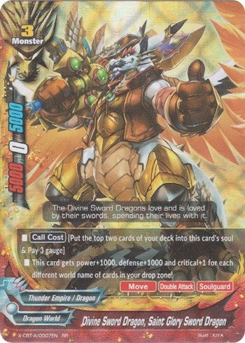 Image for Divine Sword Dragon, Saint Glory Sword Dragon (Driven to Disorder) (X-CBT-A/0007EN) - Future Card BuddyFight