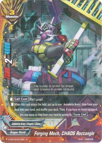 Image for Forging Mech, CHAOS Rectangle (Driven to Disorder) (X-CBT-B/0019EN) - Future Card BuddyFight