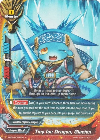 Image for Tiny Ice Dragon, Glacion (Driven to Disorder) (X-CBT-A/0039EN) - Future Card BuddyFight