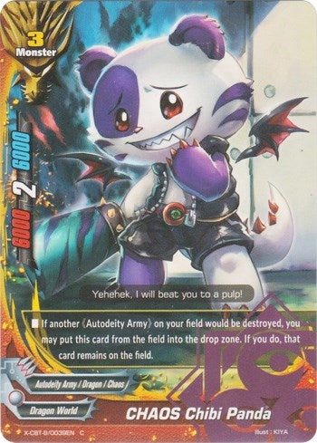 Image for CHAOS Chibi Panda (Driven to Disorder) (X-CBT-B/0039EN) - Future Card BuddyFight